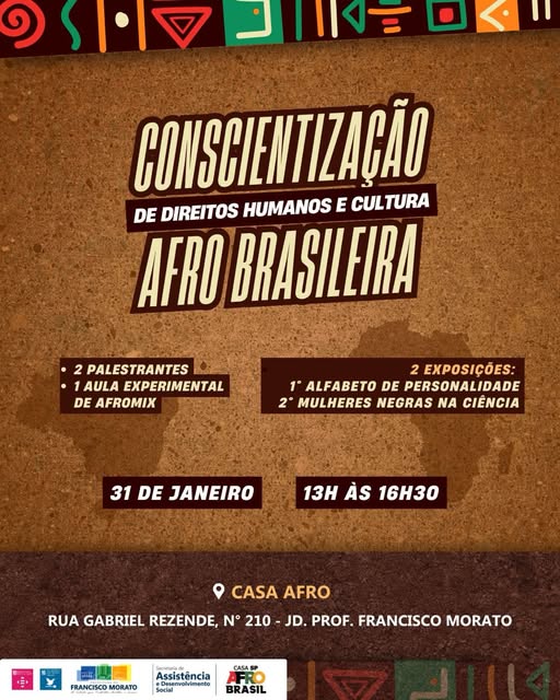 Conscientização de Direitos Humanos e Cultura Afro Brasileira