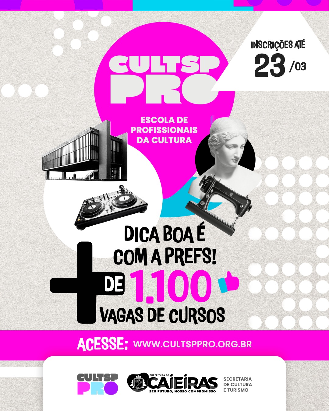 Dica da Prefeitura de Caieiras para os Amantes da Cultura